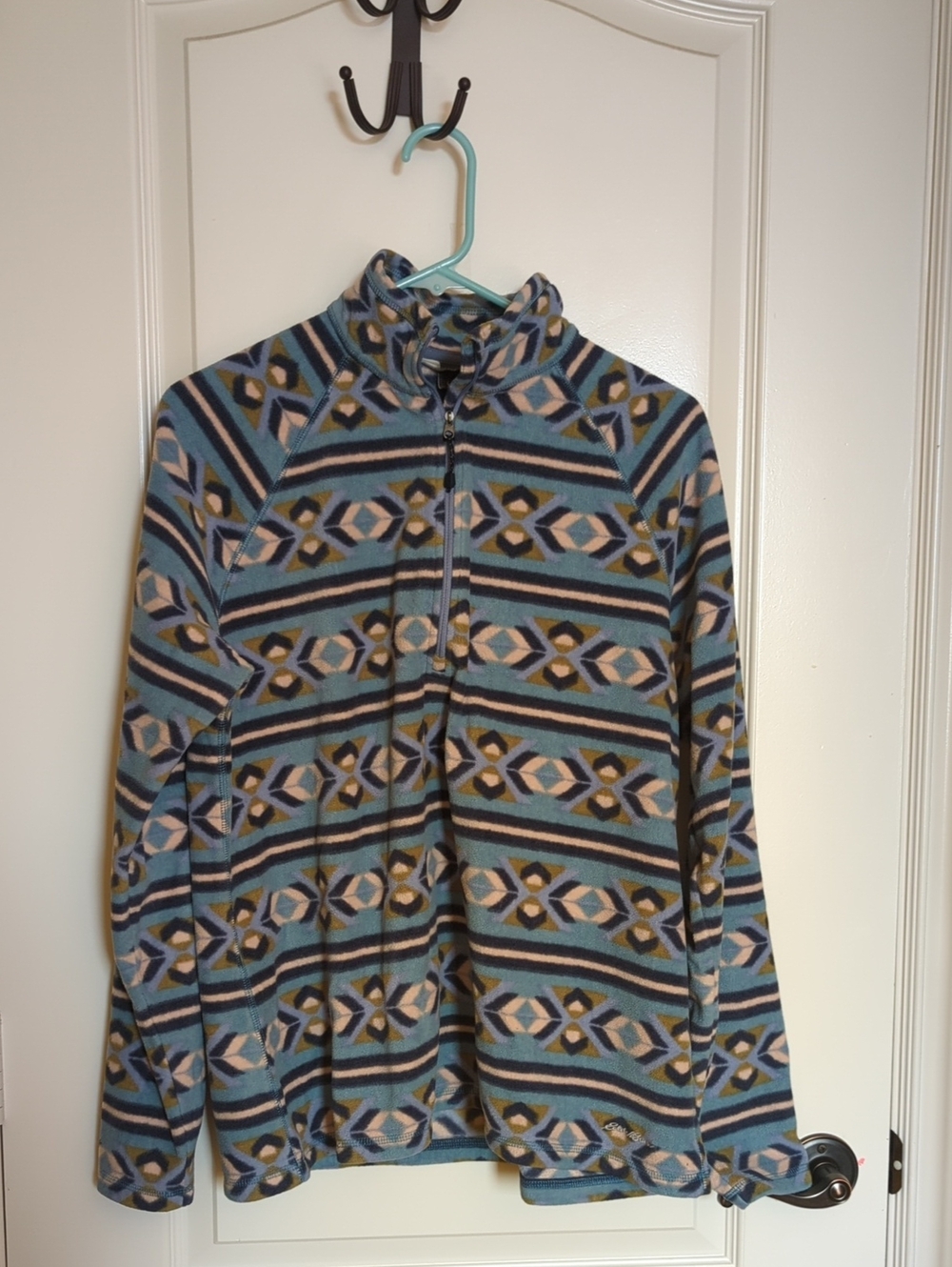 Eddie Bauer Patterned Fleece Sweater